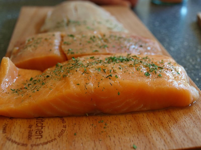 Grilled Salmon with Roasted Vegetables